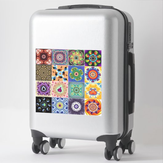 Sticker fractales mandelbrot (Sur valise)
