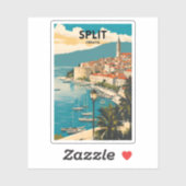 Sticker Fractionner la Croatie (Feuille)