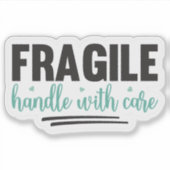 Sticker FRAGILE - Manipuler avec soin (Devant)