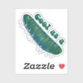 Sticker Frais comme un concombre (Feuille)