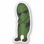 Sticker Frais comme un concombre (Devant)