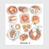 Sticker frais cuit (Feuille)