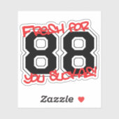 Sticker Frais pour '88 (Feuille)