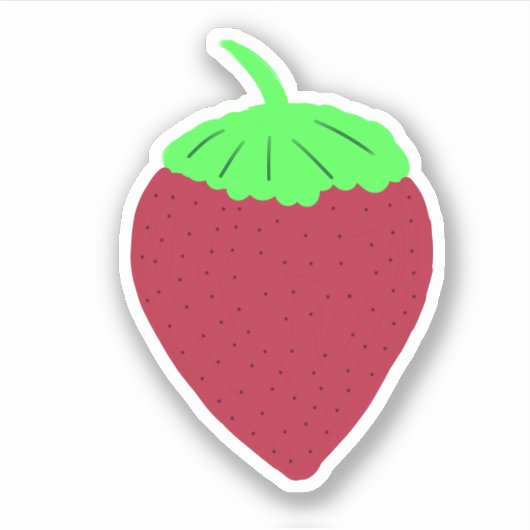 Sticker Fraise (Devant)