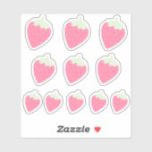 Sticker Fraise (Feuille)