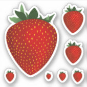sticker fraise (Devant)