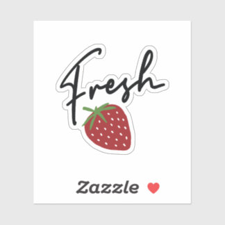 Sticker Fraise fraîche