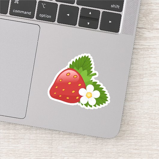 Sticker Fraise sucrée (Détail)