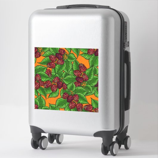 Sticker Framboise (Sur valise)