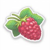 Sticker Framboise de dessin animé (Recto)