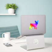 Sticker Français (Ordinateur portable sur le bureau)