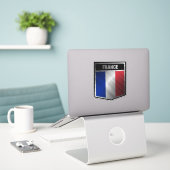 Sticker France (Ordinateur portable sur le bureau)