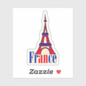 Sticker France Travel Vinyl (Feuille)
