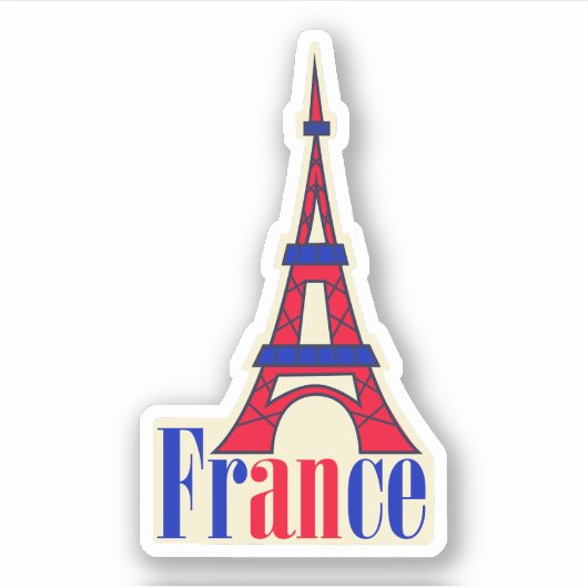 Sticker France Travel Vinyl (Devant)