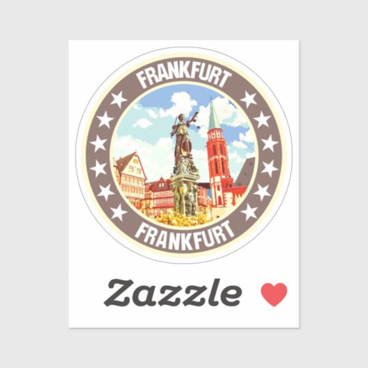 Sticker Francfort (Feuille)