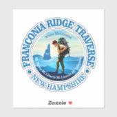 Sticker Franconia Ridge Traverse (C) (Feuille)