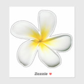 Sticker Frangipani Blossom (Feuille)