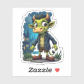 Sticker Frankenmoo (Feuille)
