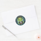Sticker Frankenstein adorable (Enveloppe)