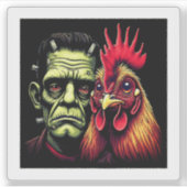 Sticker "Frankenstein & Earl" Chessy Chicken Vinyl (Devant)