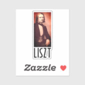 Sticker Franz Liszt (Feuille)