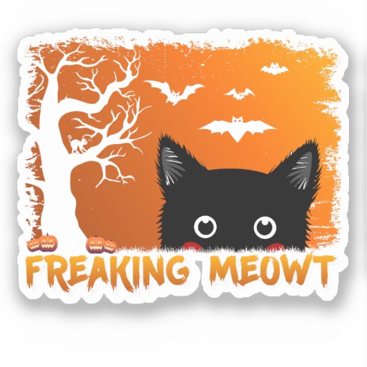 Sticker Freaking Meowt (Recto)