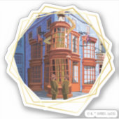 Sticker Fred et George à Weasley's Wizard Wheezes (Devant)