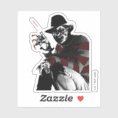 Sticker Freddy contre Jason | Freddy Seeing Red (Feuille)