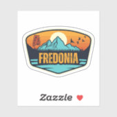 Sticker Fredonia, Alabama (Feuille)