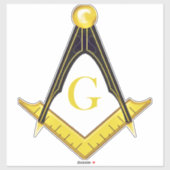 Sticker Freemason (Feuille)