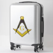 Sticker Freemason (Sur valise)