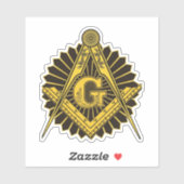 Sticker Freemason (Feuille)