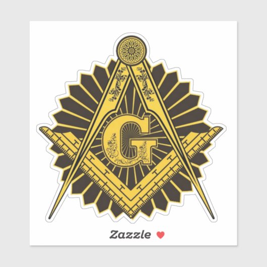 Sticker Freemason (Feuille)