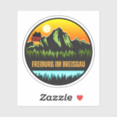 Sticker Freiburg im Breisgau, Bade-Wurtemberg Allemagne (Feuille)