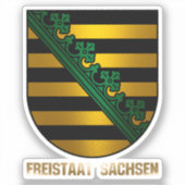 Sticker Freistaat Sachsen (Recto)