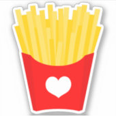 Sticker French Fry Love (Devant)