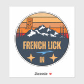 Sticker French Lick, Indiana (Feuille)