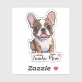 Sticker Frenchie Chien Maman (Feuille)