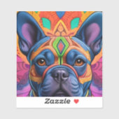 Sticker Frenchie Fun Anniversaire Fantastique (Feuille)