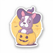Sticker Frenchie Halloween (Recto)