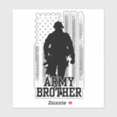 Sticker Frère de l'armée (Feuille)