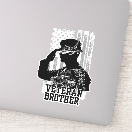 Sticker Frère vétéran (Détail)