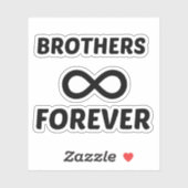 STICKER FRÈRES JAMAIS (Feuille)