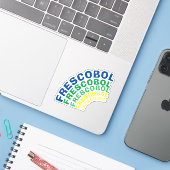 Sticker Frescobol (Ordinateur portable avec iPhone)