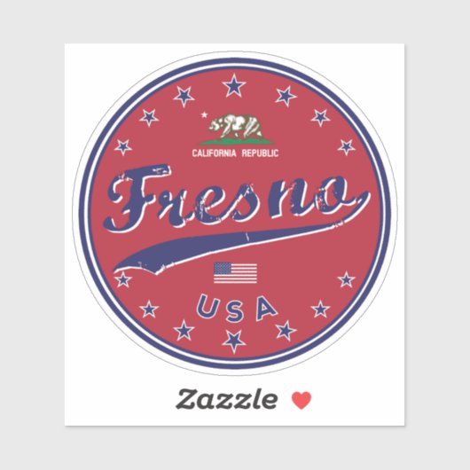 Sticker Fresno (Feuille)