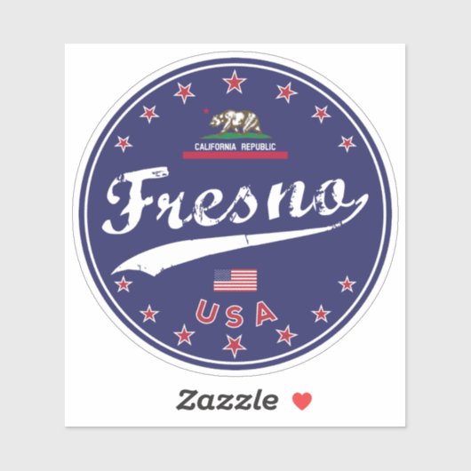 Sticker Fresno (Feuille)