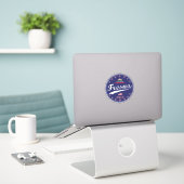 Sticker Fresno (Ordinateur portable sur le bureau)