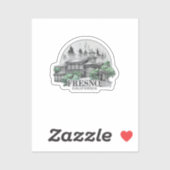 Sticker Fresno City California USA (Feuille)