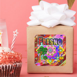 Sticker Fresno Tropical Friends