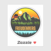 Sticker Freudenberg, Bade-Wurtemberg Allemagne (Feuille)